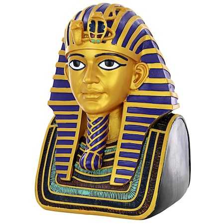 Design Toscano Golden Shroud of Tutankhamen Egyptian Bust Statue: Large QL136211